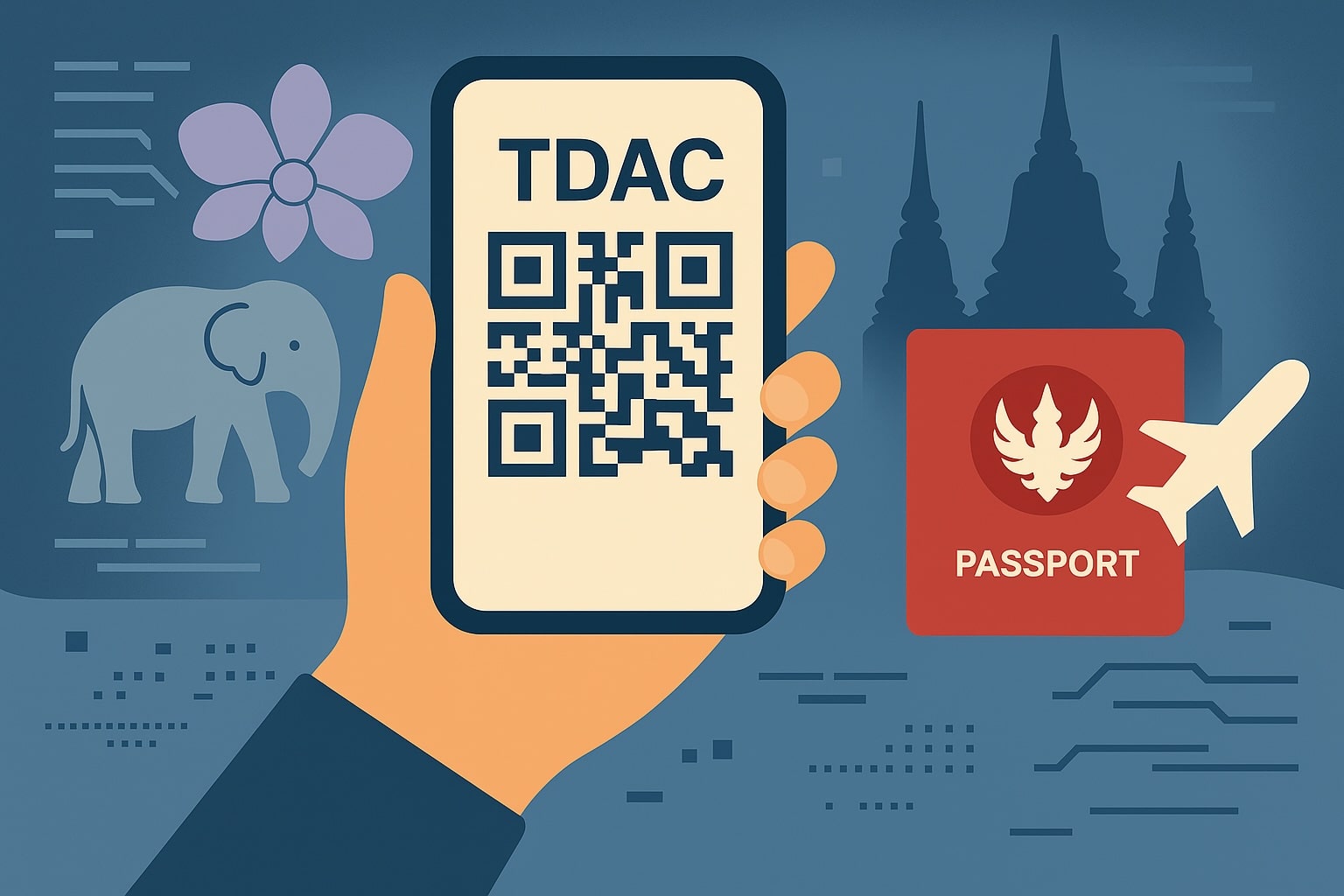 Цифровая карта прибытия TDAC для всех туристов